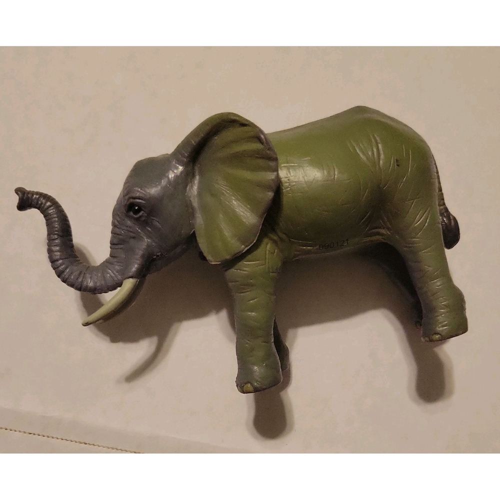 Terra by Battat Gray Elephant Realistic Detailed Figure 3"x5"